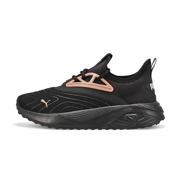 Basket puma rose et noir outlet