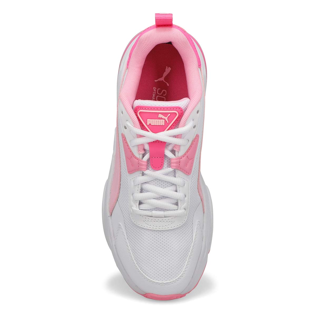 Women's Vis2k Lace Up Sneaker - White/Pink