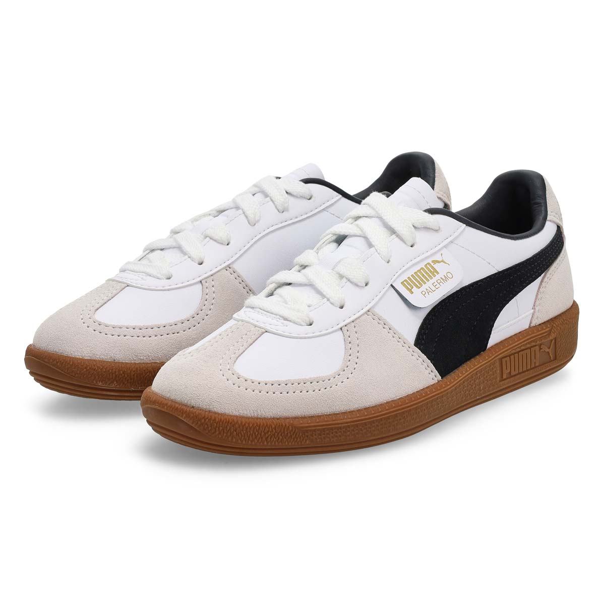 Kids'  Palermo Lace Up Sneaker - Puma White/Vapor