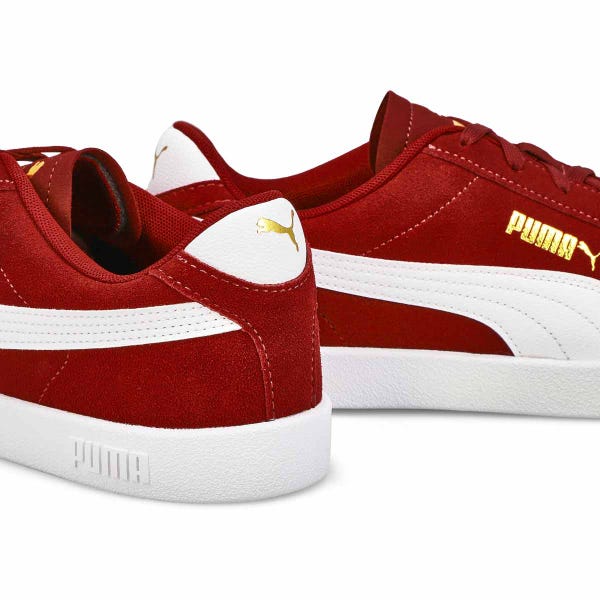 Men's Club ll Lace Up Sneaker - Red/White/Gold