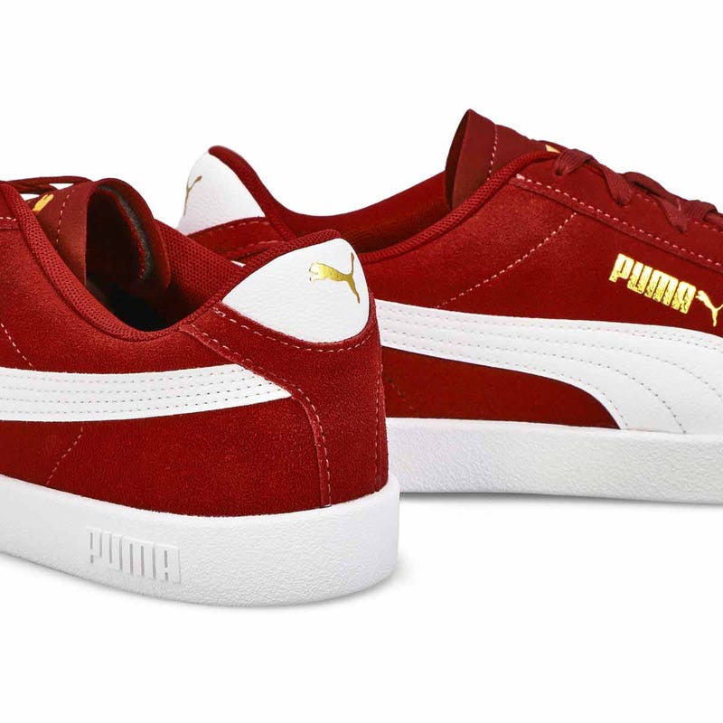 Men's Club ll Lace Up Sneaker - Red/White/Gold