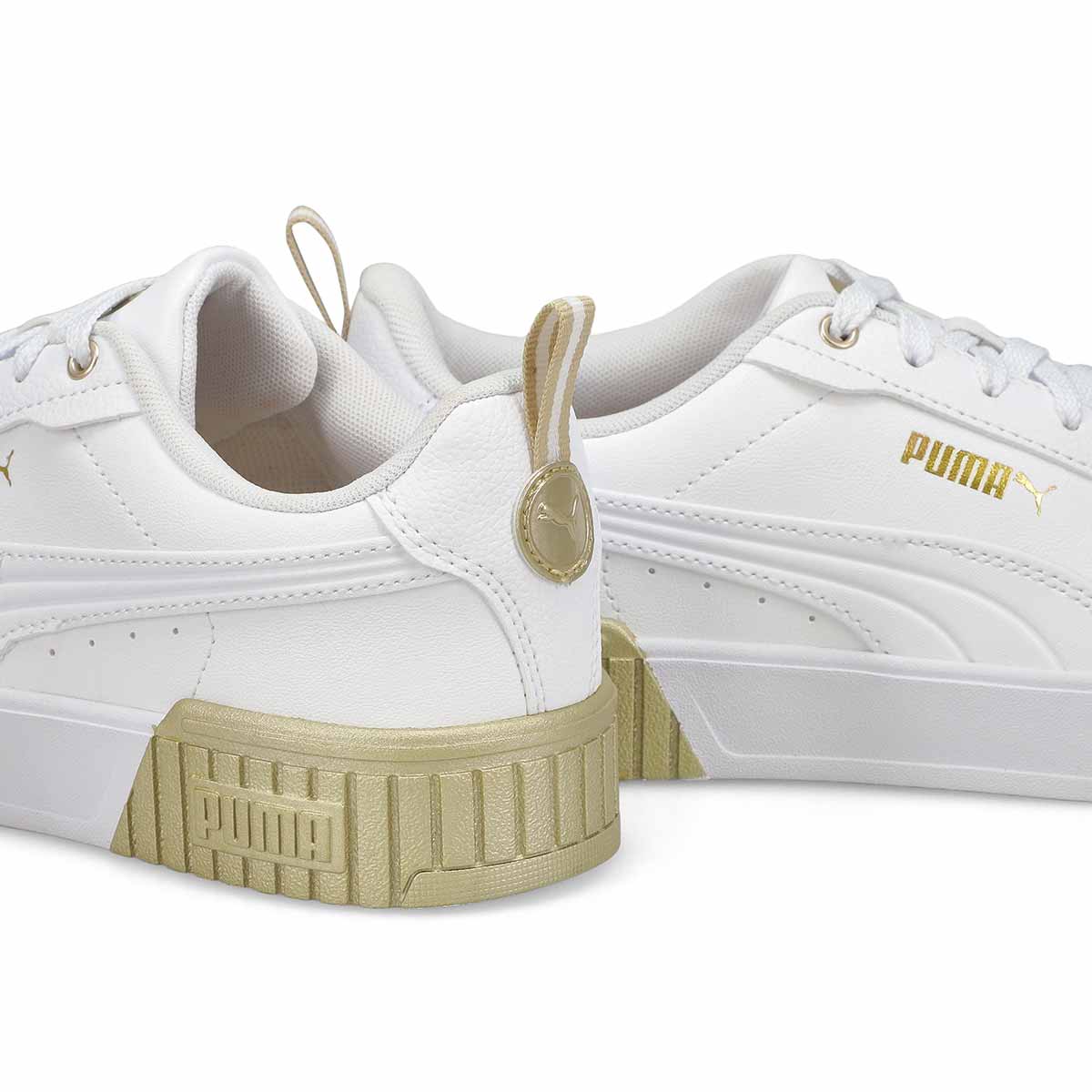 Baskets à lacets CARINA 2.0 METALLIC DREAM, blanc/or, femmes