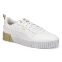 Baskets à lacets CARINA 2.0 METALLIC DREAM, blanc/or, femmes