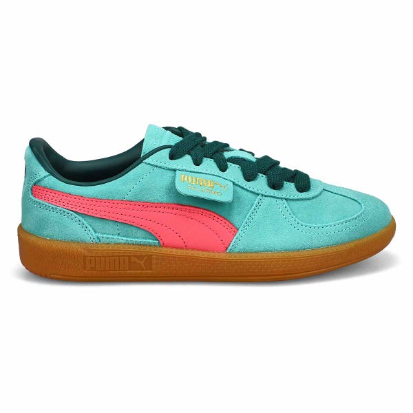 Women's Palermo Lace Up Sneaker - Turquoise/Pink