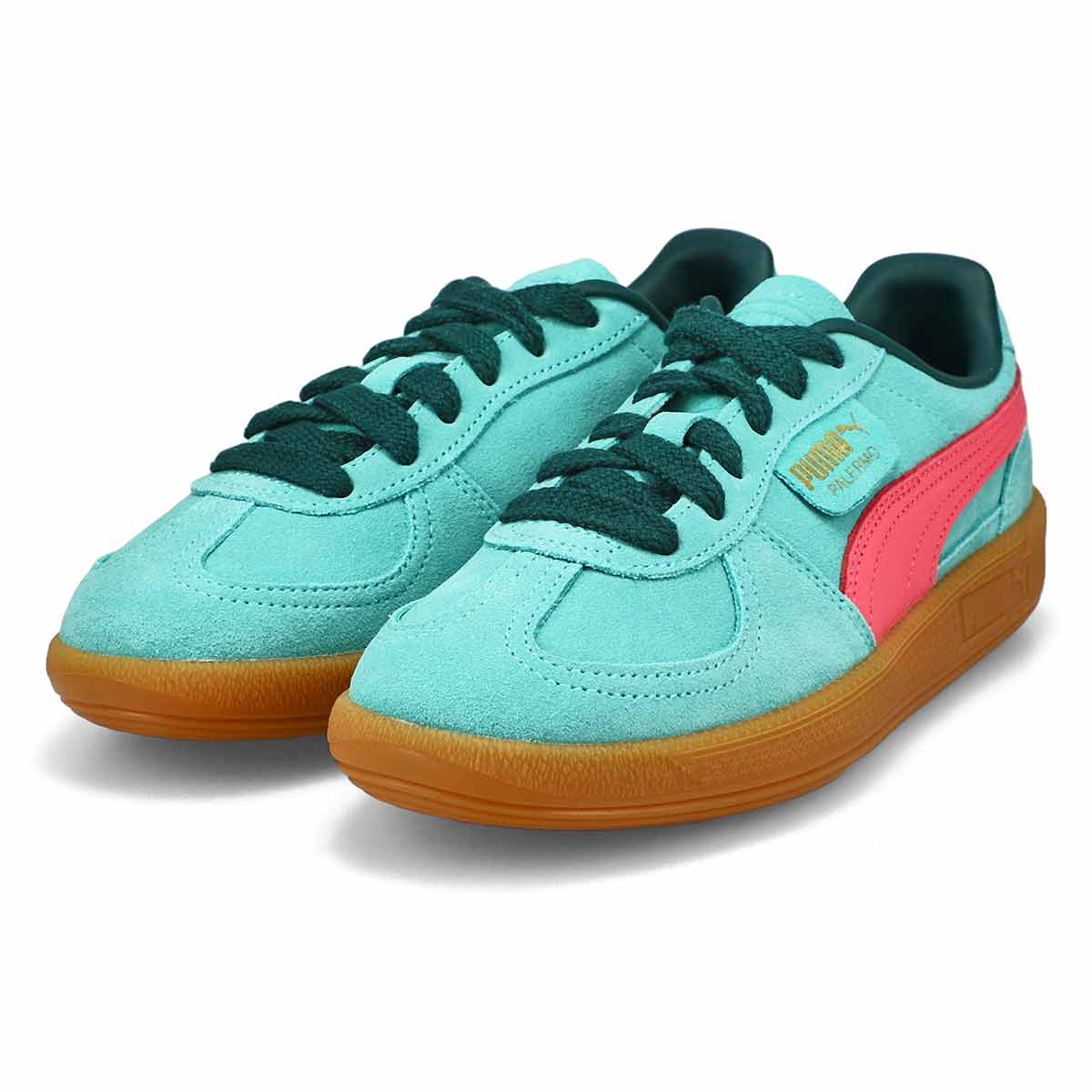Women's Palermo Lace Up Sneaker - Turquoise/Pink
