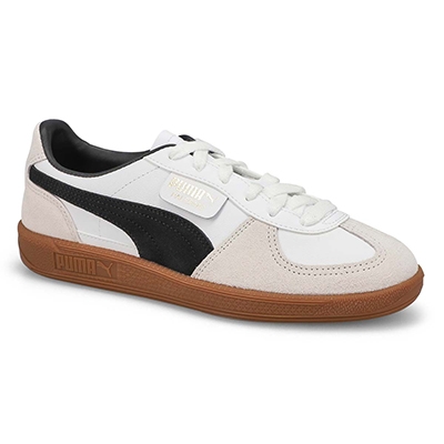 Lds Palermo Lace Up Sneaker - White/Vapor Gray/Gum