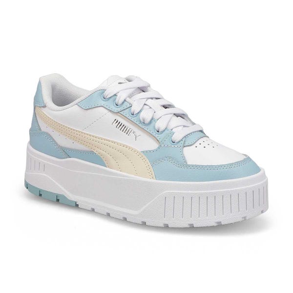 Girls'  Karmen II Idol Jr Platform Sneaker - White/Alpine Snow/Frosted Dew