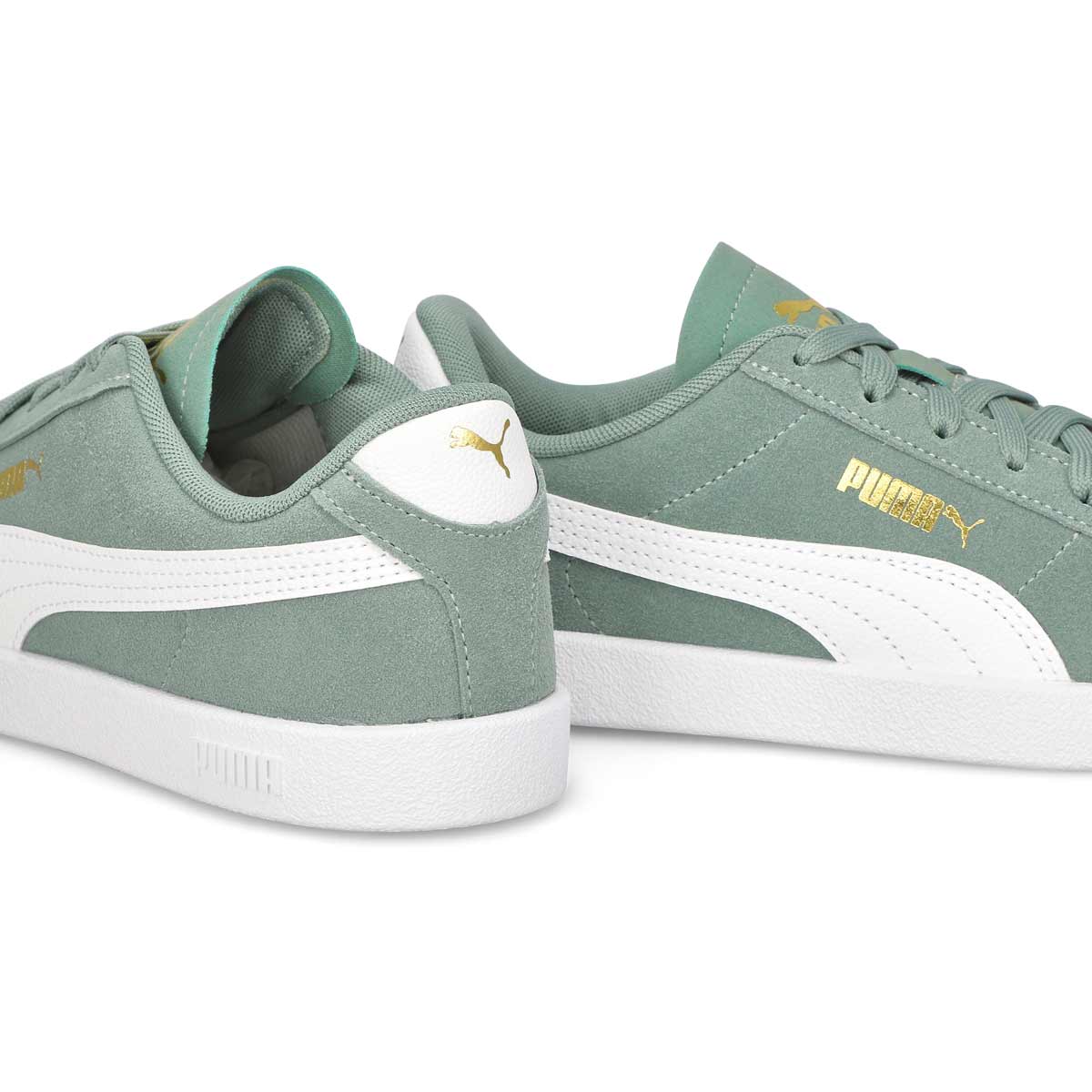 Baskets CLUB II, vert/blanc, enfants