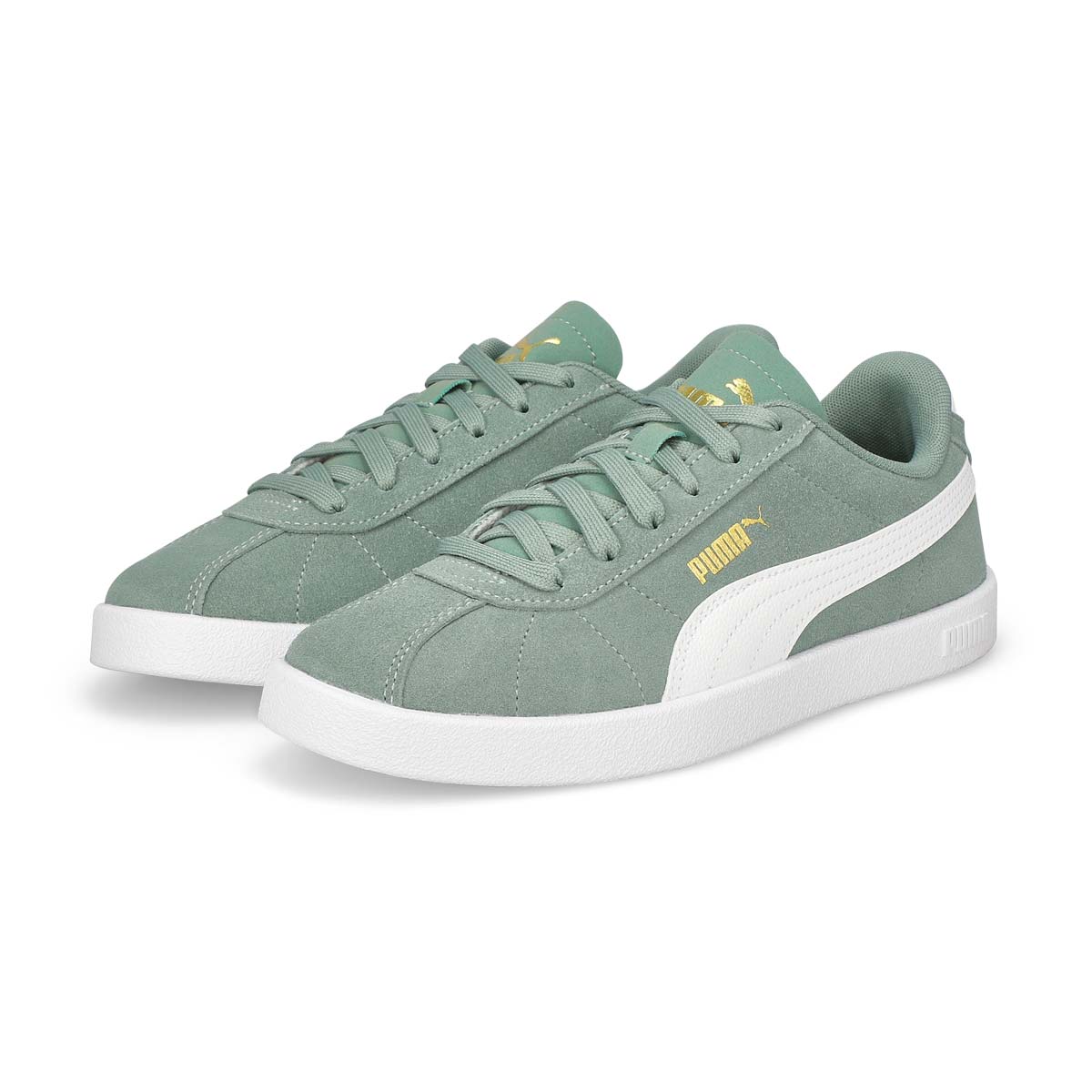 Baskets CLUB II, vert/blanc, enfants