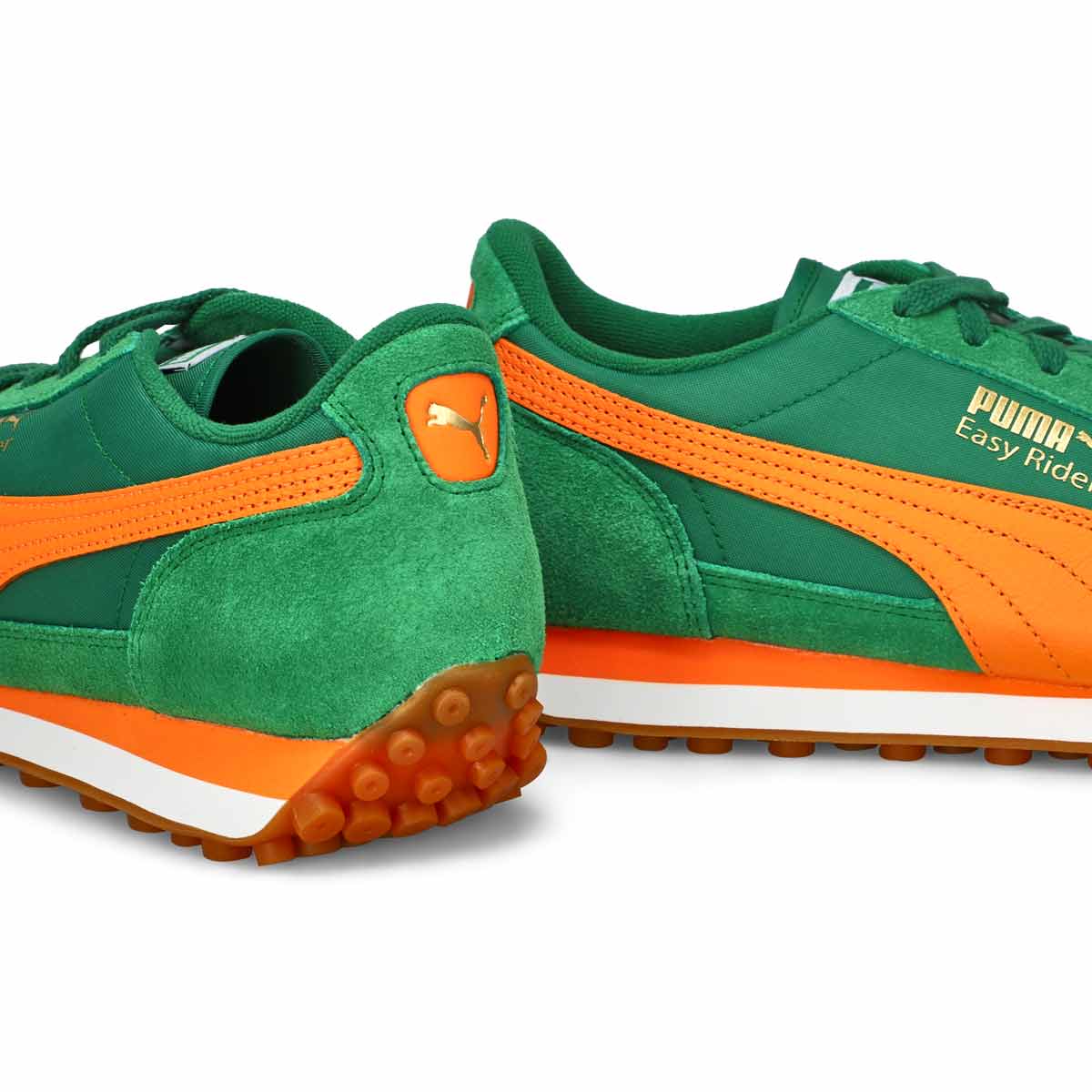 Men's Easy Rider Vintage Lace Up Sneaker - Green/Orange