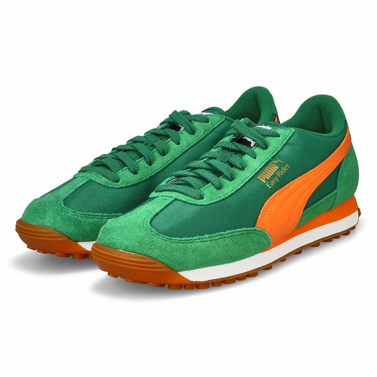Men's Easy Rider Vintage Lace Up Sneaker - Green/Orange