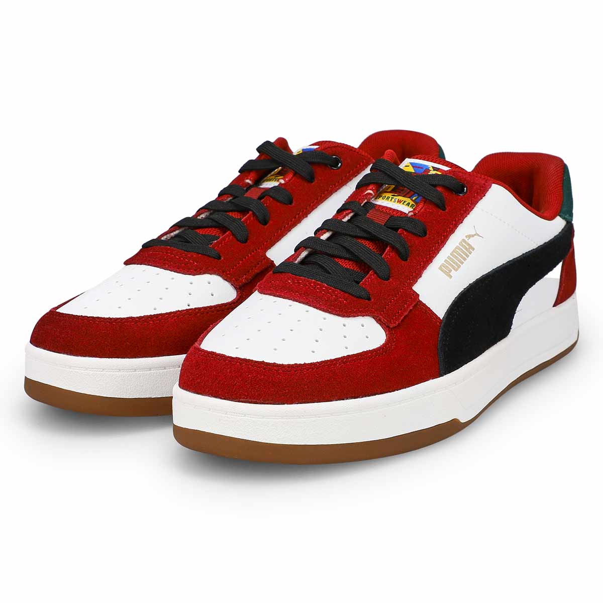 Men's Caven Year Of Sports Lace Up Sneaker - Intense Red/Black/Gum