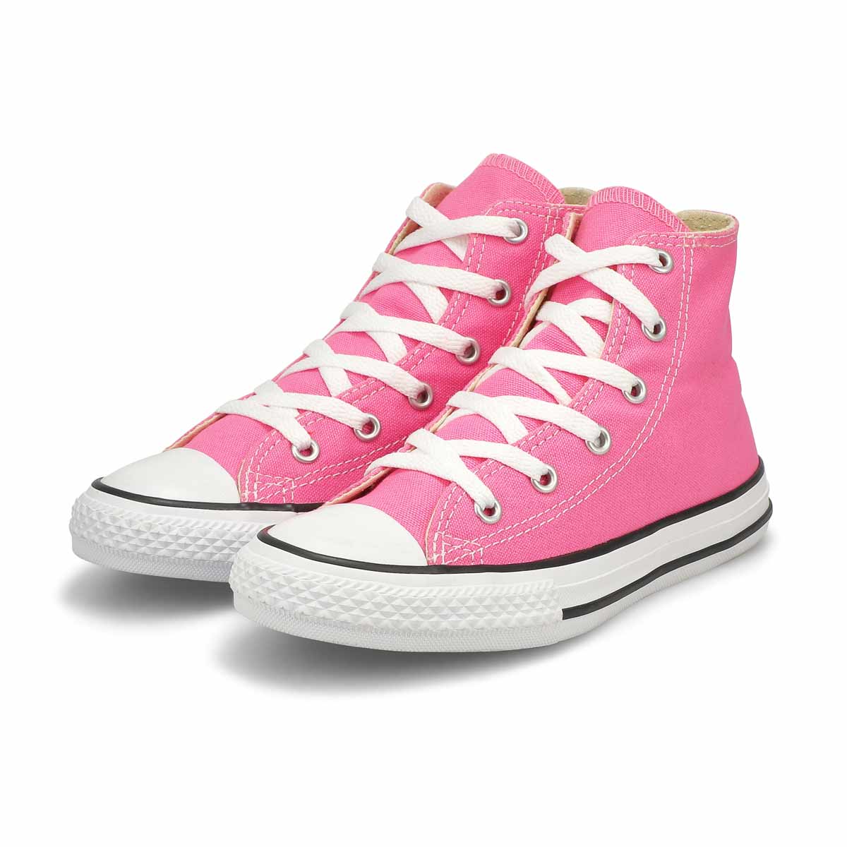 pink high top chuck taylors