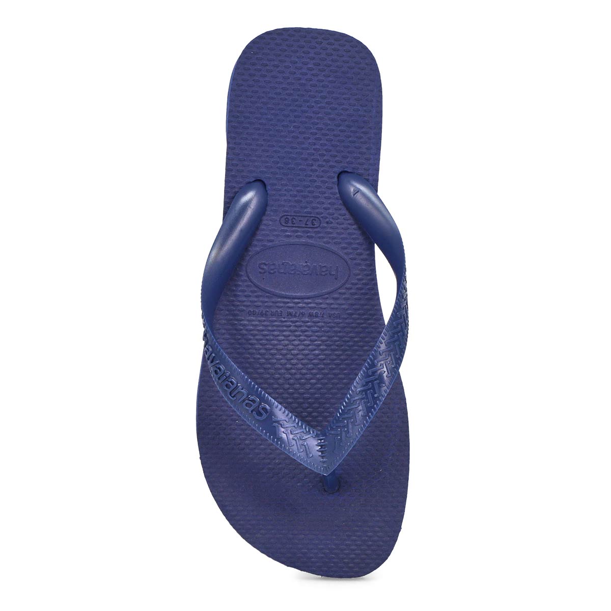 Women's Top Flip Flops - Navy Blue
