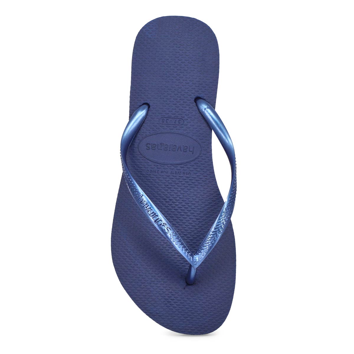 Women's Slim Flip Flops - Navy Blue
