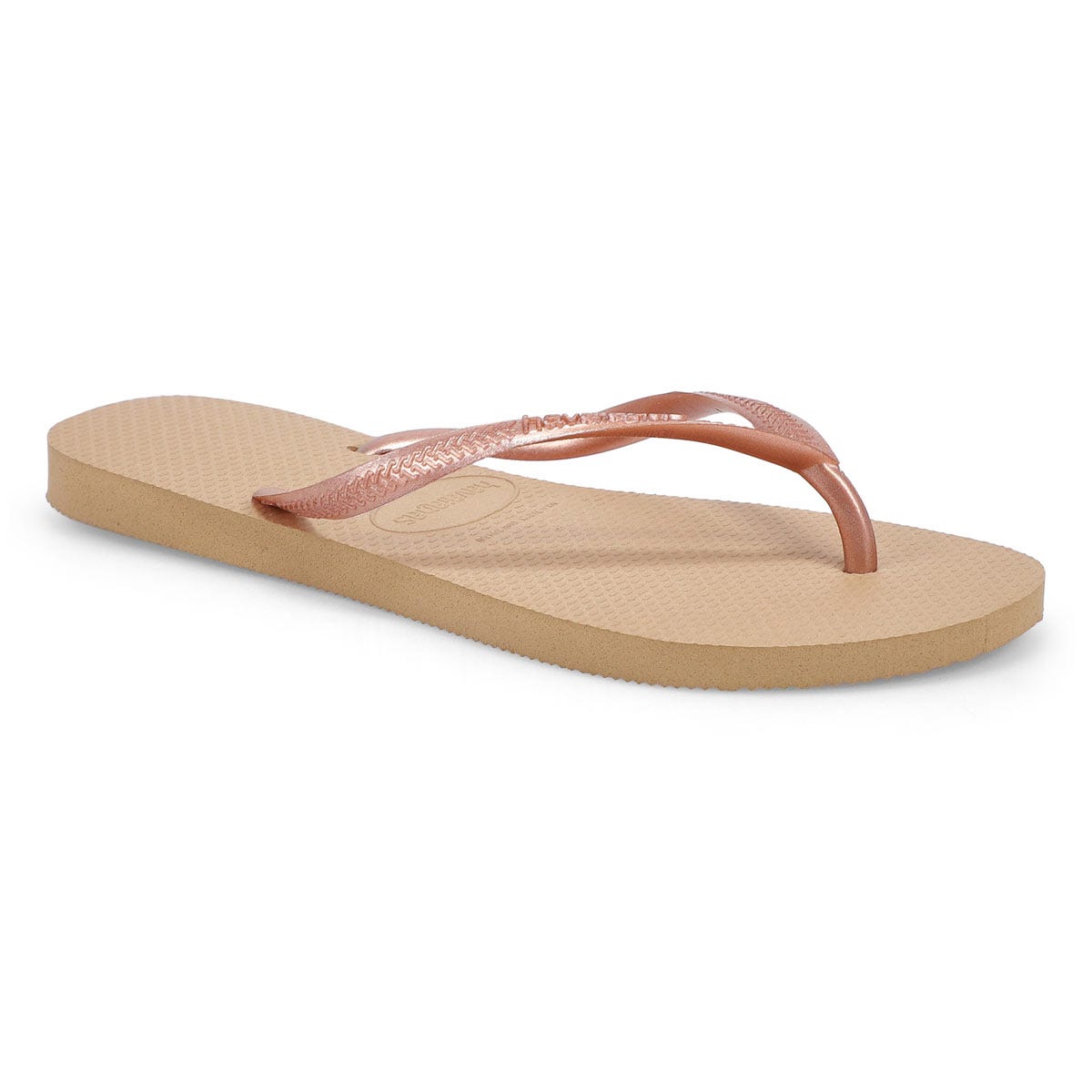 Slim Flip Flops - Rose Gold 