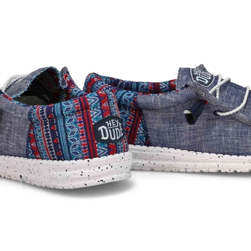 Men's Wally Eco Funk Casual Shoe - Jacquard