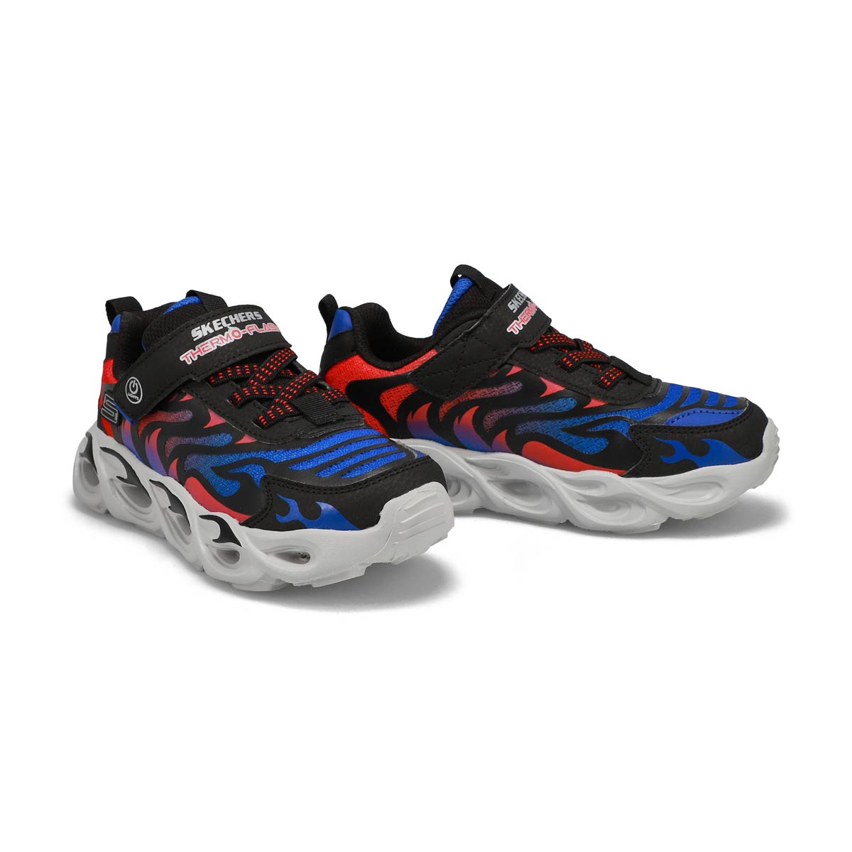 Boys' Thermo-Flash Light Up Sneakers - Black/Blue
