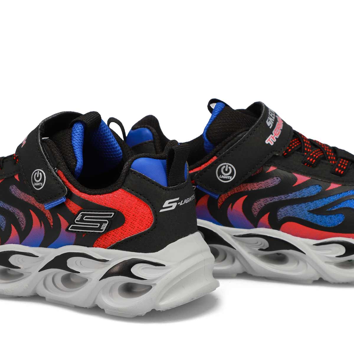 Boys' Thermo-Flash Light Up Sneakers - Black/Blue