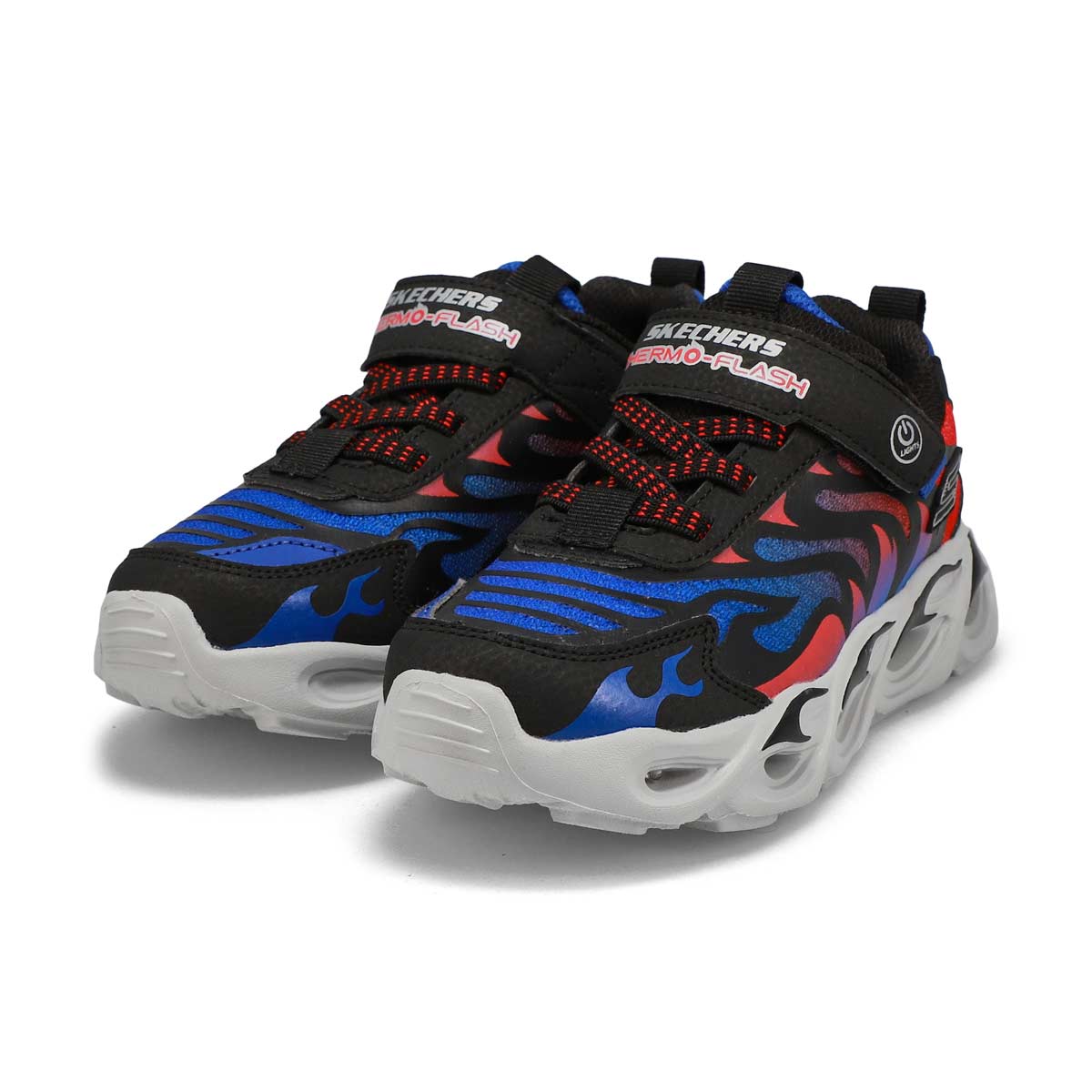 Boys' Thermo-Flash Light Up Sneakers - Black/Blue