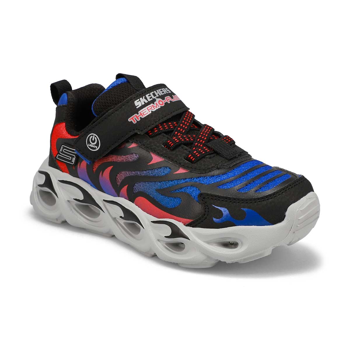 Boys' Thermo-Flash Light Up Sneakers - Black/Blue