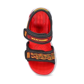 Boys' Thermo Splash 2 Strap Sandal - Black/Red