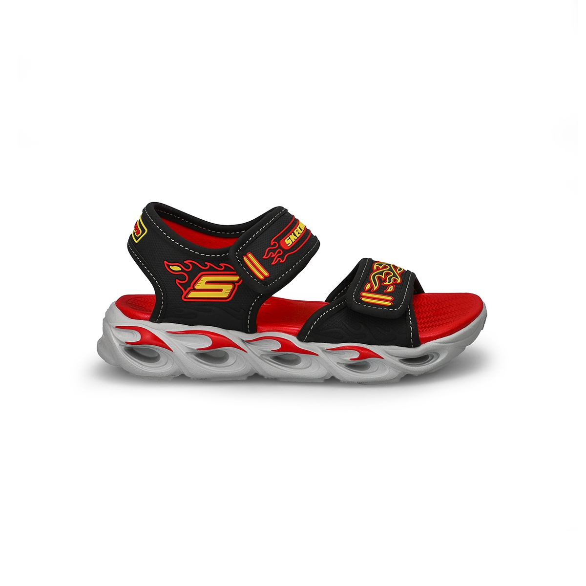 Boys' Thermo Splash 2 Strap Sandal - Black/Red