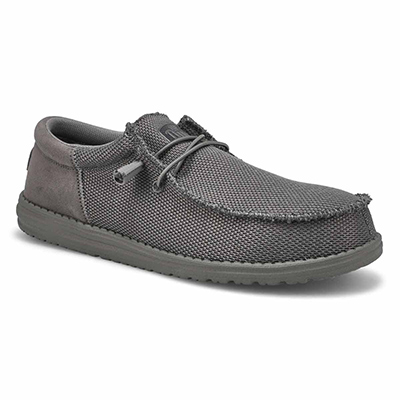 Mns Wally Funk Mono Casual Shoe - Alloy