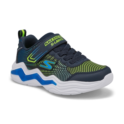 Bys Erupters IV Light Up Snkr-Nvy/Lme