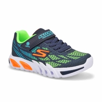 Boys' Flex-Glow Sneakers - Navy/Multi