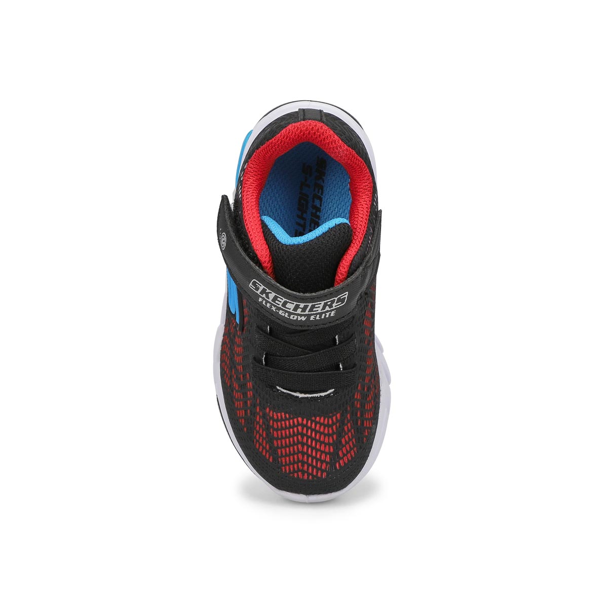 Infants' Flex-Glow EliteVorlo Sneaker - Black/Blue/Red