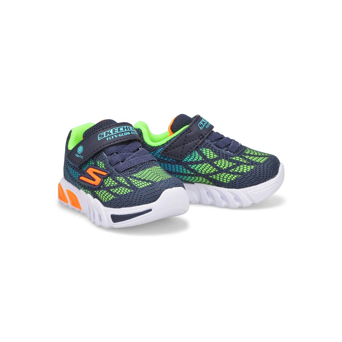 Infants' Flex Glow Elite Light Up Sneaker - Navy/Multi