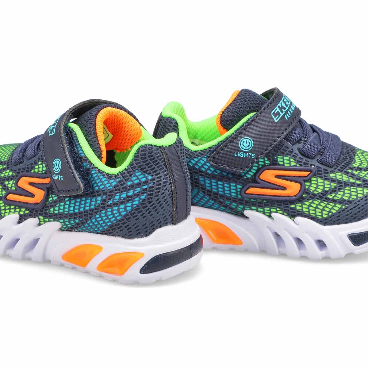 Infants' Flex Glow Elite Light Up Sneaker - Navy/Multi