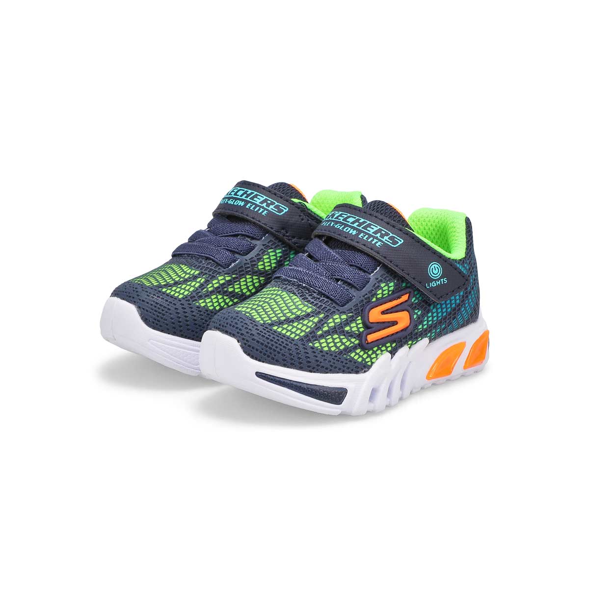 Infants' Flex Glow Elite Light Up Sneaker - Navy/Multi