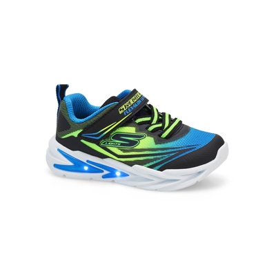 Inf-B S Lights Flex-Glow Ultra Sneaker - Black/Charcoal/Orange
