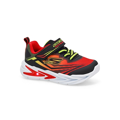 Inf-B S Lights Flex-Glow Ultra Sneaker - Black/Red/Yellow