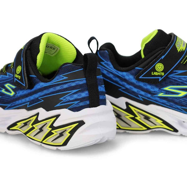 Boys'  Light Storm 2.0 Light Up Sneaker - Black/Blue