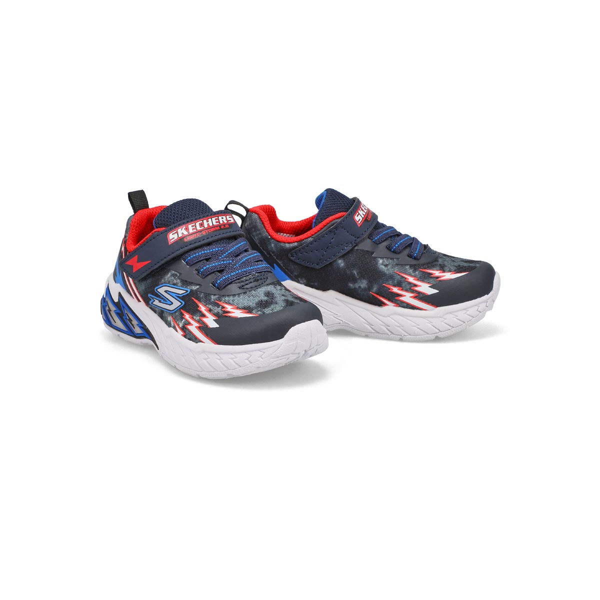 Inf-B Light Storm 2.0 Light Up Sneaker - Navy/Red