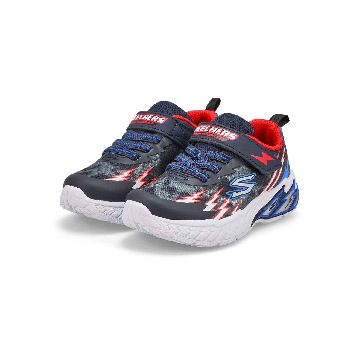 Inf-B Light Storm 2.0 Light Up Sneaker - Navy/Red