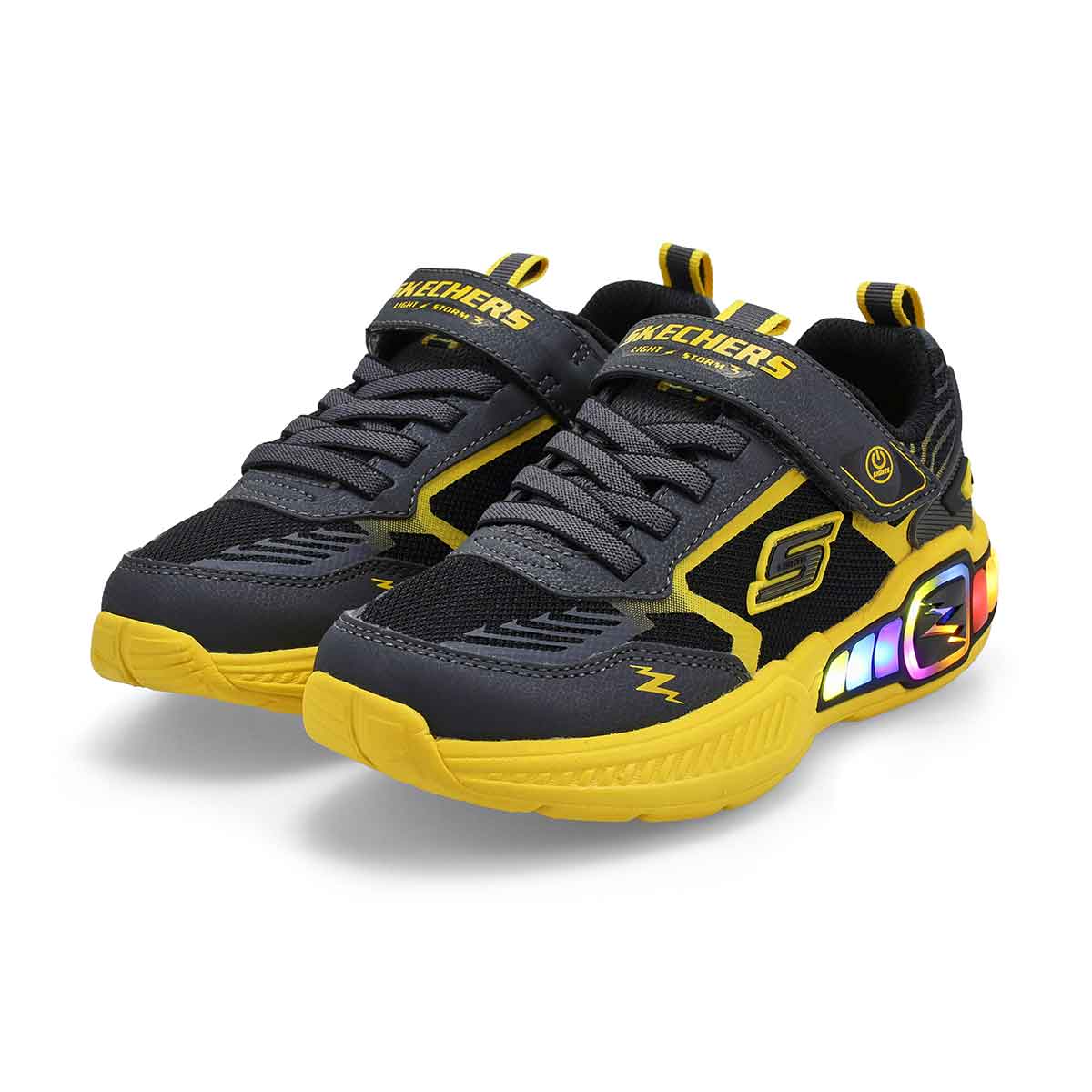 Boys' Light Storm 3.0 Sneaker - Black/Red