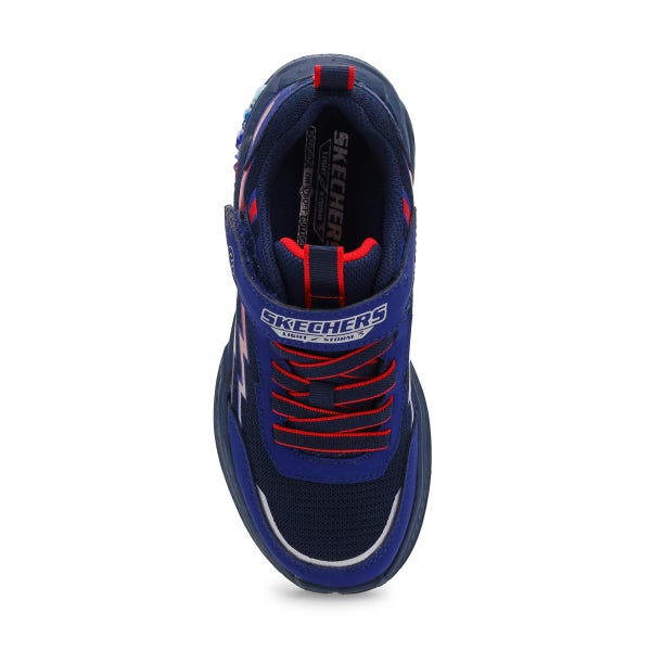 Espadrilles lumineuses Light Storm 3 garçon - Marine/Rouge