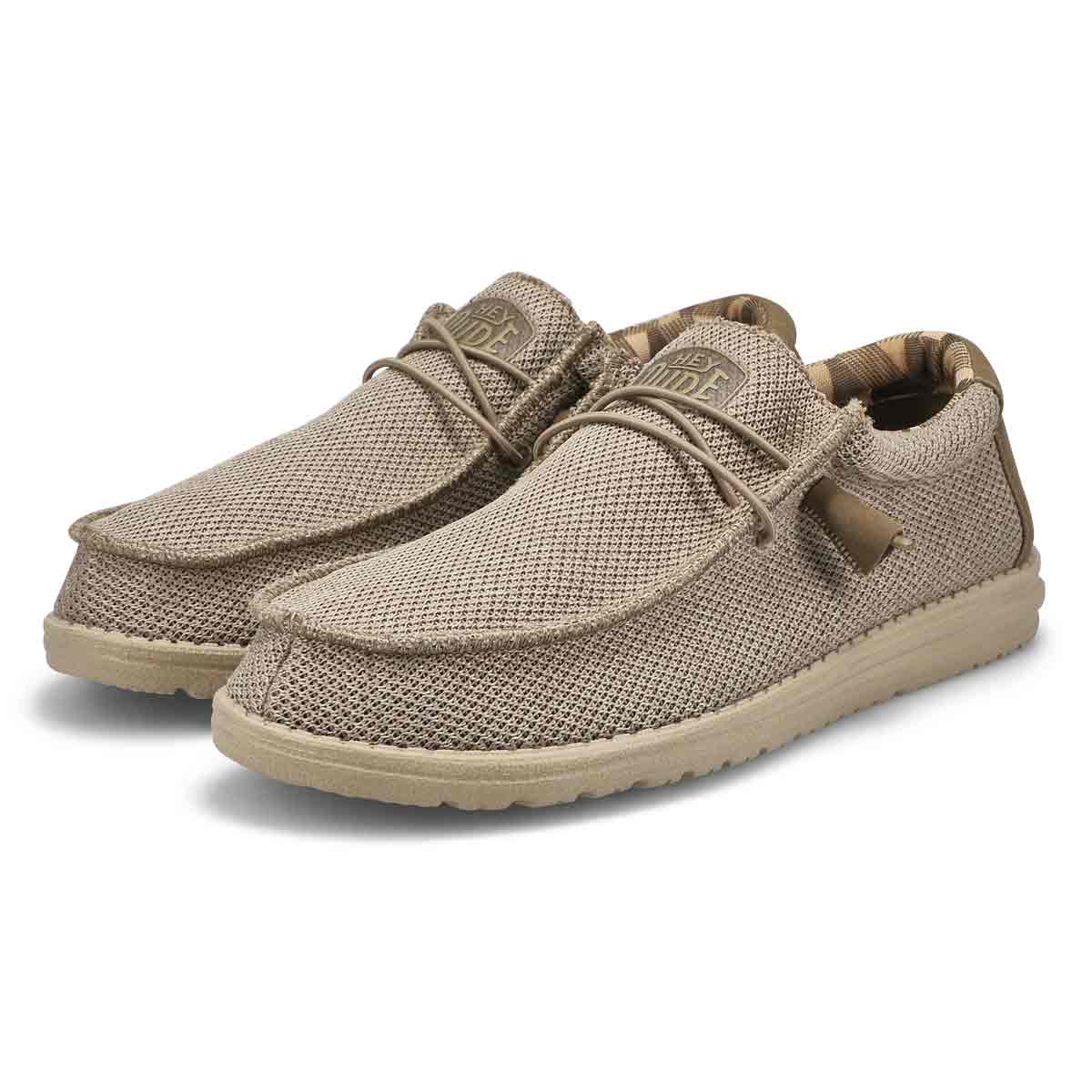 Kid's Wally Sox Micro Casual Shoe - Beige