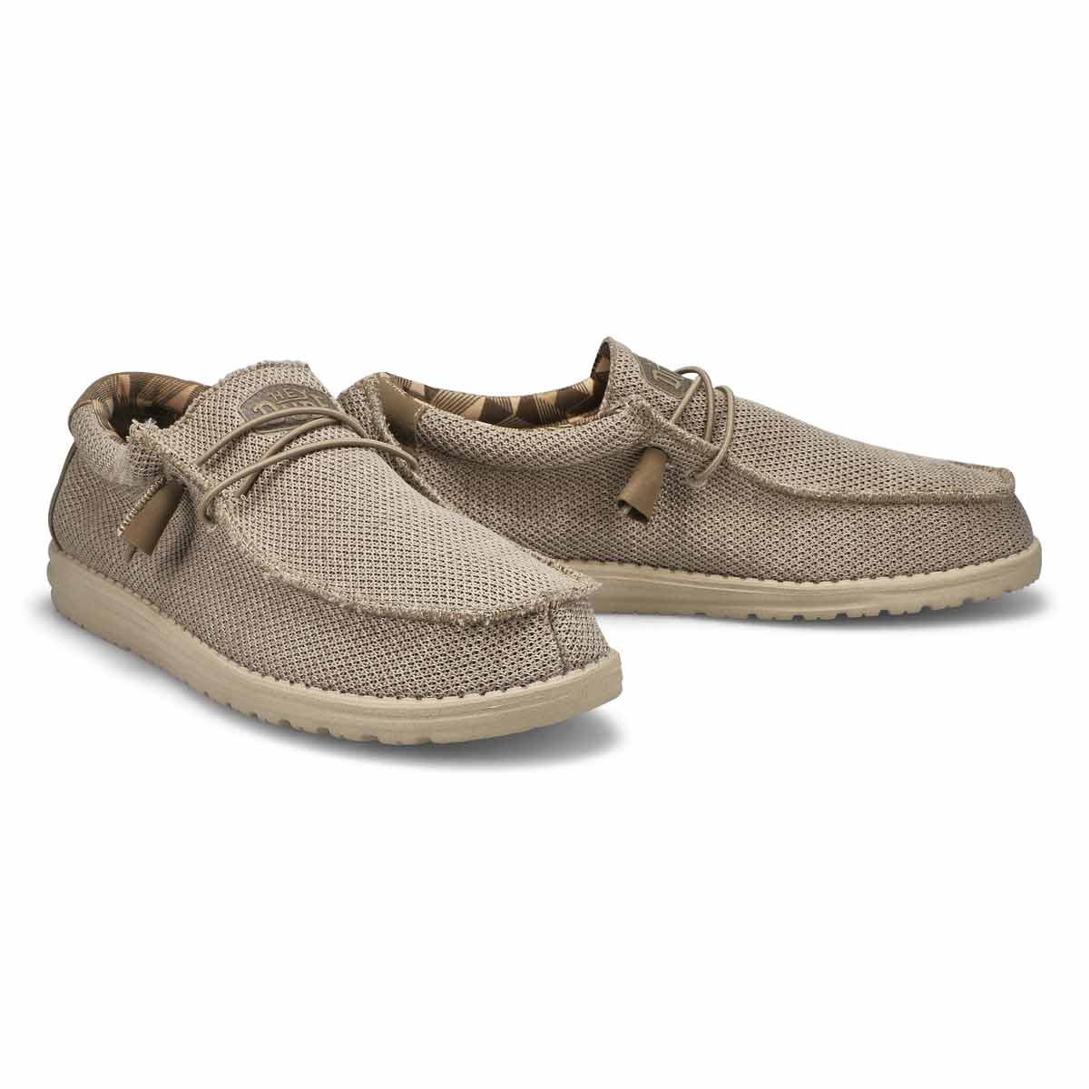 HEYDUDE Men's Wally Sox Casual Shoe - Beige | SoftMoc.com