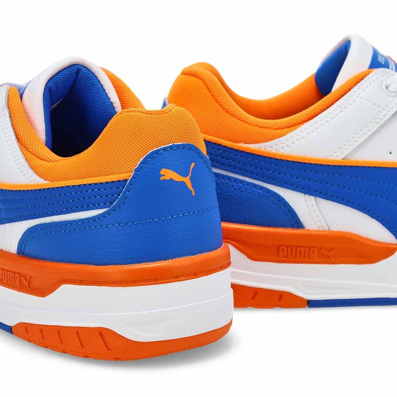 Men's Rebound Retro Lace Up Sneaker - White/Team Royal/Rickie Orange