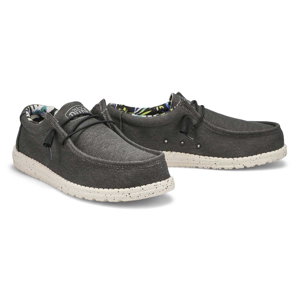 Men's Wally Stretch Casual Shoe - Black