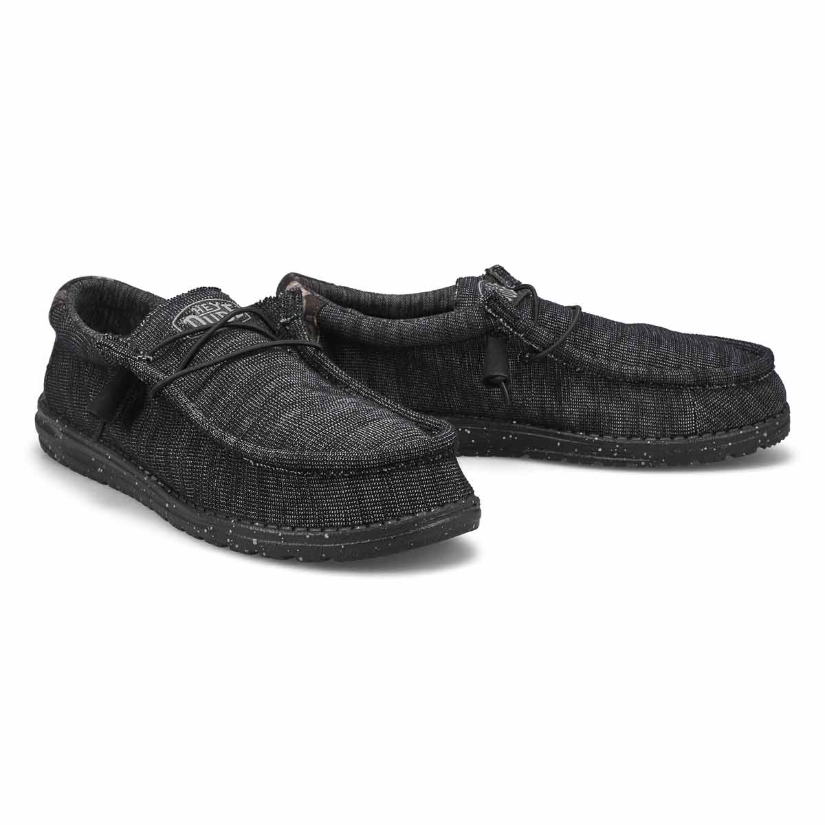 Men's Wally Stretch Poly Casual Shoe - Midnight