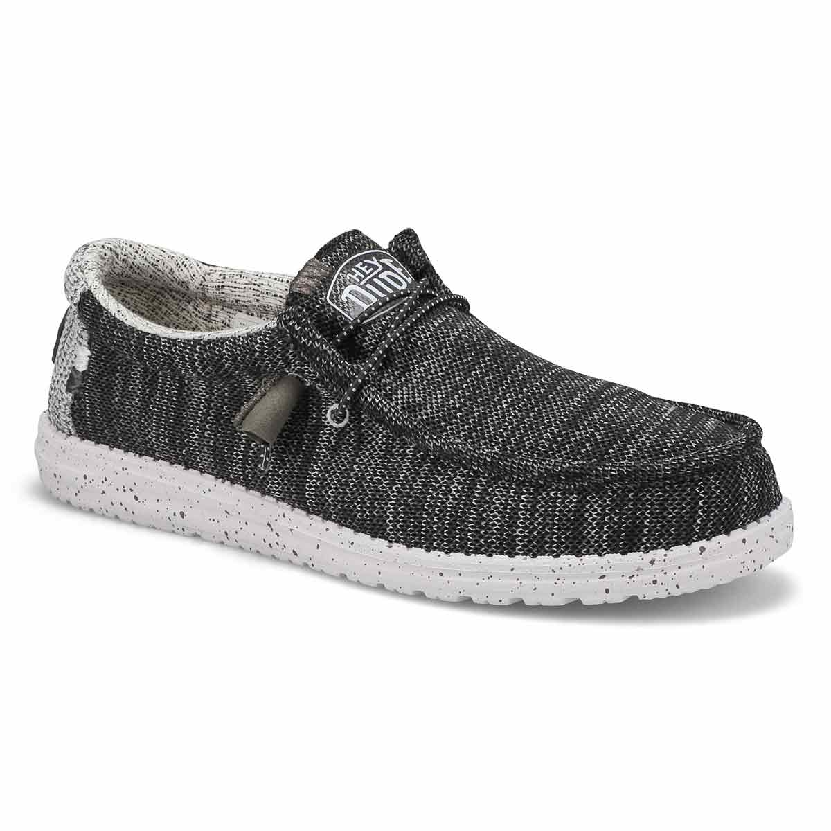 Men's Wally Stretch Casual Shoe - Meteorite