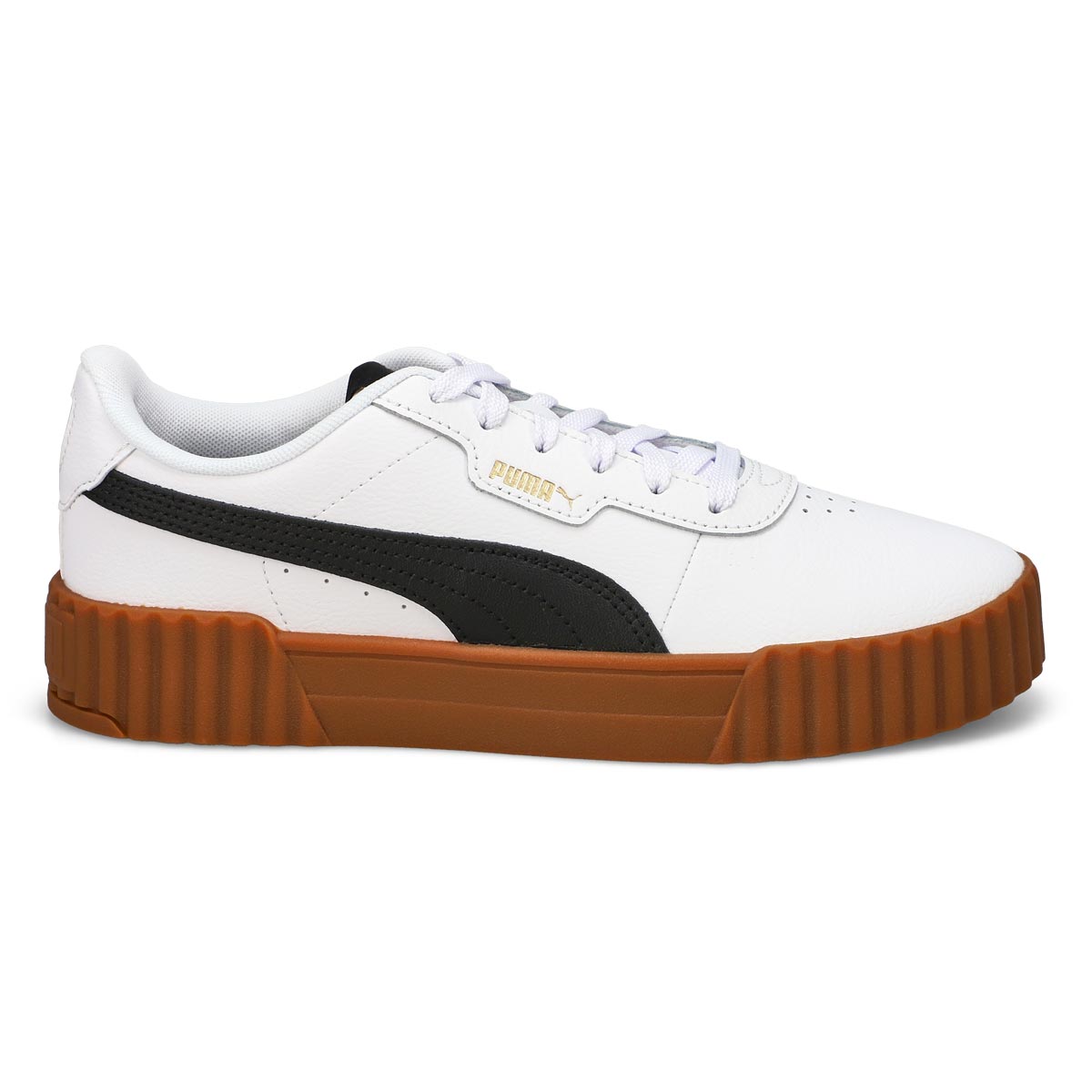 Baskets à lacets CARINA 3.0, blanc/noir, femmes
