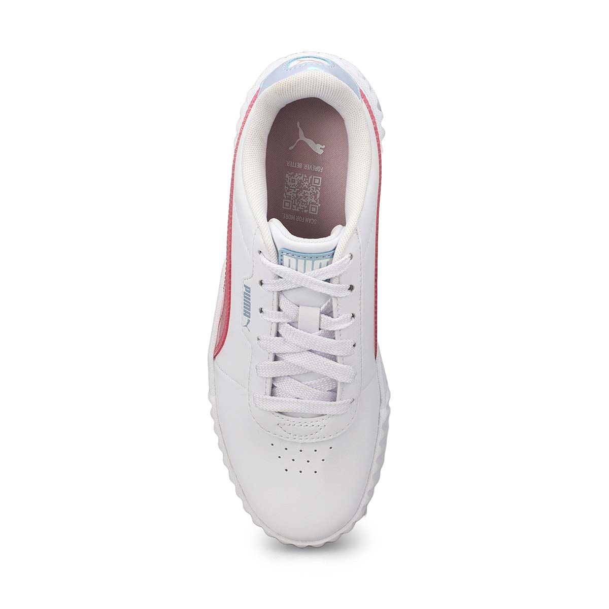 Baskets CARINA 3.0 BLURRY DREAMS, blanc/rose, enfants