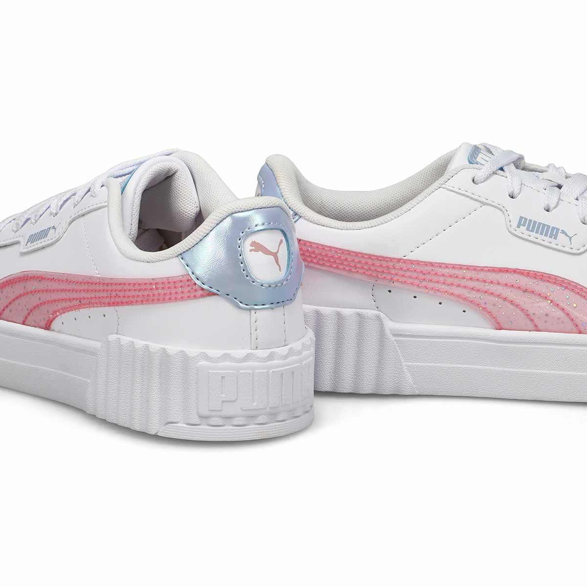 Baskets CARINA 3.0 BLURRY DREAMS, blanc/rose, enfants